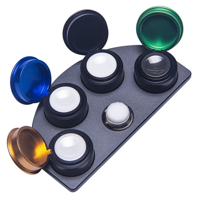 Full Metal Spot Oil Cup Stand  Oiler Watch Repair Tool, Style: Four Oils Cups Colorful - free shipping - PMC TechLife - Order now!