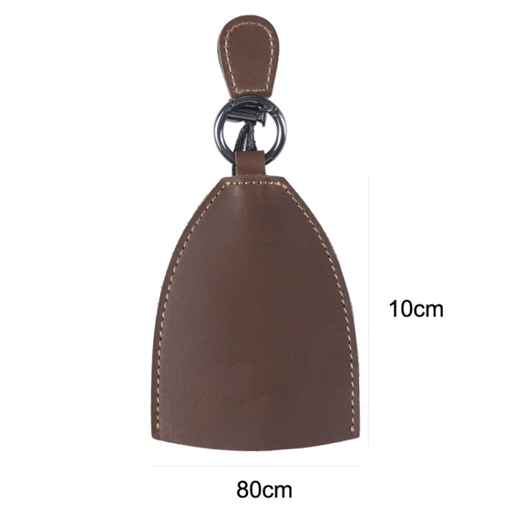 18Y-009 Vintage Handmade Leather Car Pull-Out Key Case(Oil Wax Skin Blue) - Car Key Cases by PMC TechLife | Online Shopping South Africa | PMC TechLife | Buy Now Pay Later Mobicred