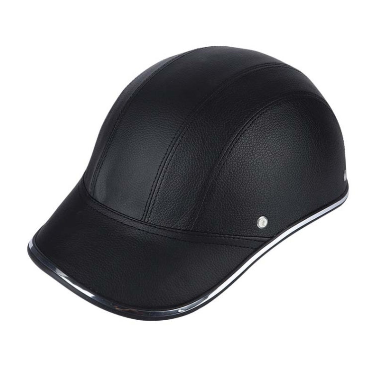 BSDDP A0322 Summer Half Helmet Lightweight Safety Helmet(Black) - Protective Helmet & Masks by BSDDP | Online Shopping South Africa | PMC TechLife | Buy Now Pay Later Mobicred