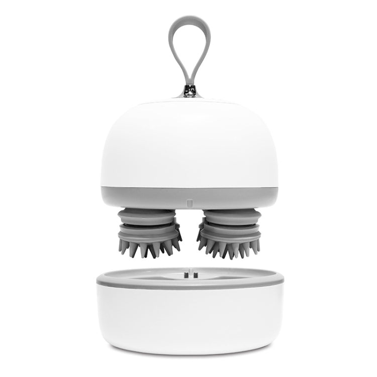 Electric Silicone Contacts Head Massager, Specification: English(White) - free shipping - PMC TechLife - Order now!