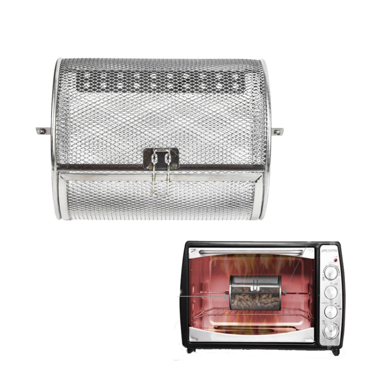 C Type 12 x 23cm Stainless Steel Roasting Cage Oven Peanut Chestnut Cage - free shipping - PMC TechLife - Order now!
