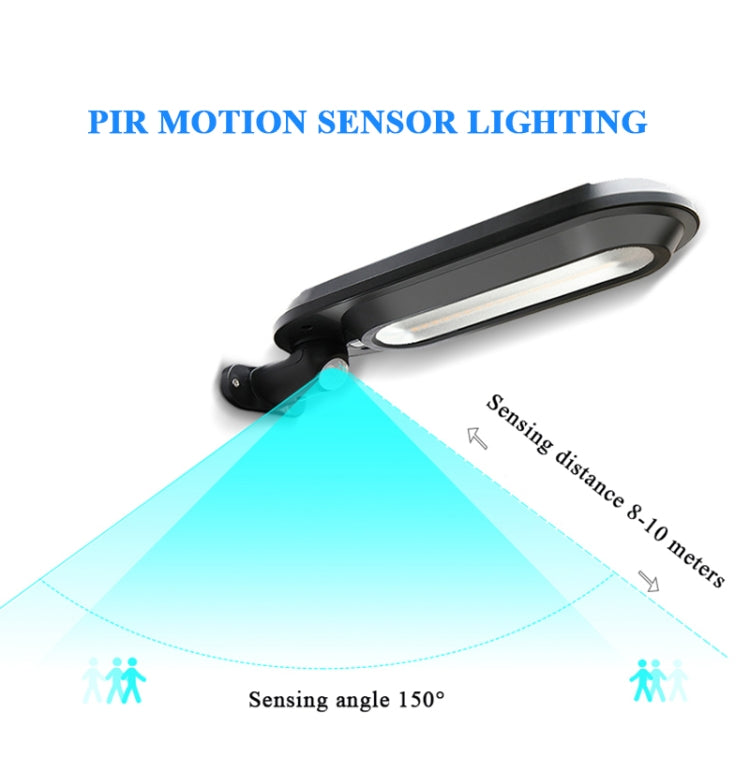 DS018 Solar Wall Lamp Outdoor Garden Induction Street Light(Black Shell Warm Light) - Street Lights by PMc TechLife | Online Shopping South Africa | PMc TechLife | Buy Now Pay Later Mobicred