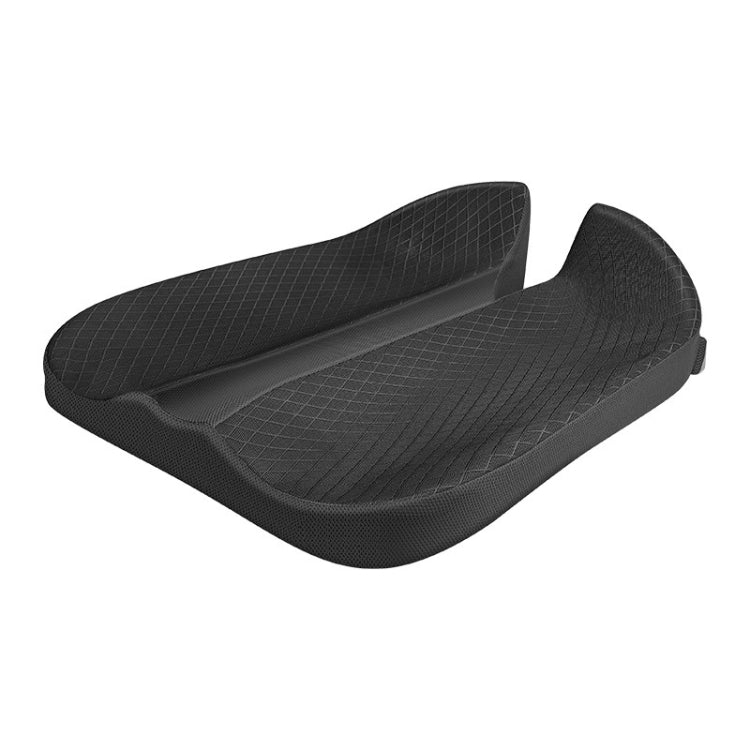 QFC060 V-shaped Car Memory Foam Non-slip Seat Cushion(Black) - Seat Accessories by PMC TechLife | Online Shopping South Africa | PMC TechLife | Buy Now Pay Later Mobicred