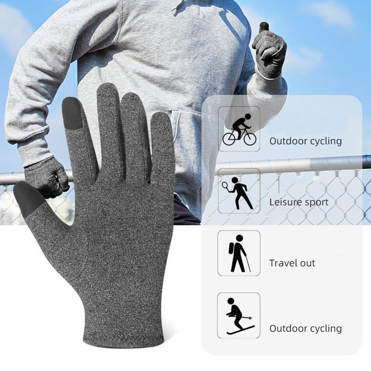 Sports Fitness Training Joint Protection Warm Gloves, Size: S(Grey) - Safety Gloves by PMC TechLife | Online Shopping South Africa | PMC TechLife | Buy Now Pay Later Mobicred
