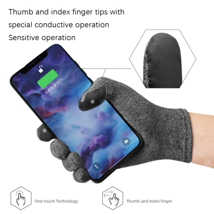 Sports Fitness Training Joint Protection Warm Gloves, Size: S(Grey) - Safety Gloves by PMC TechLife | Online Shopping South Africa | PMC TechLife | Buy Now Pay Later Mobicred