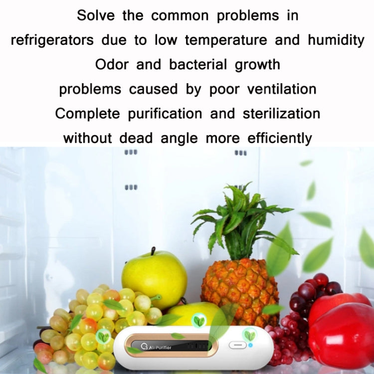M9 Mini Ozone Sterilizer Home Refrigerator Deodorizer(White) - free shipping - PMC TechLife - Order now!