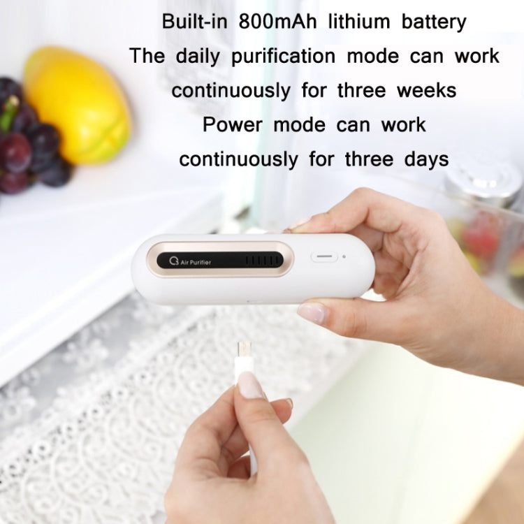 M9 Mini Ozone Sterilizer Home Refrigerator Deodorizer(White) - free shipping - PMC TechLife - Order now!