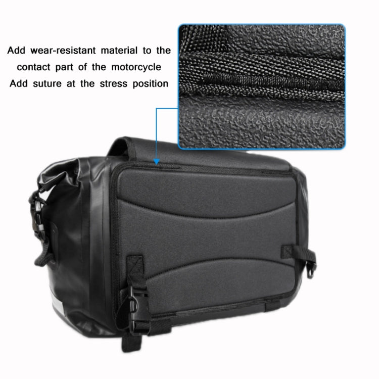 AFISHTOUR FM2021 Large Capacity Waterproof Motorcycle Rear Seat Bag, Color: Red - free shipping - PMC TechLife - Order now!