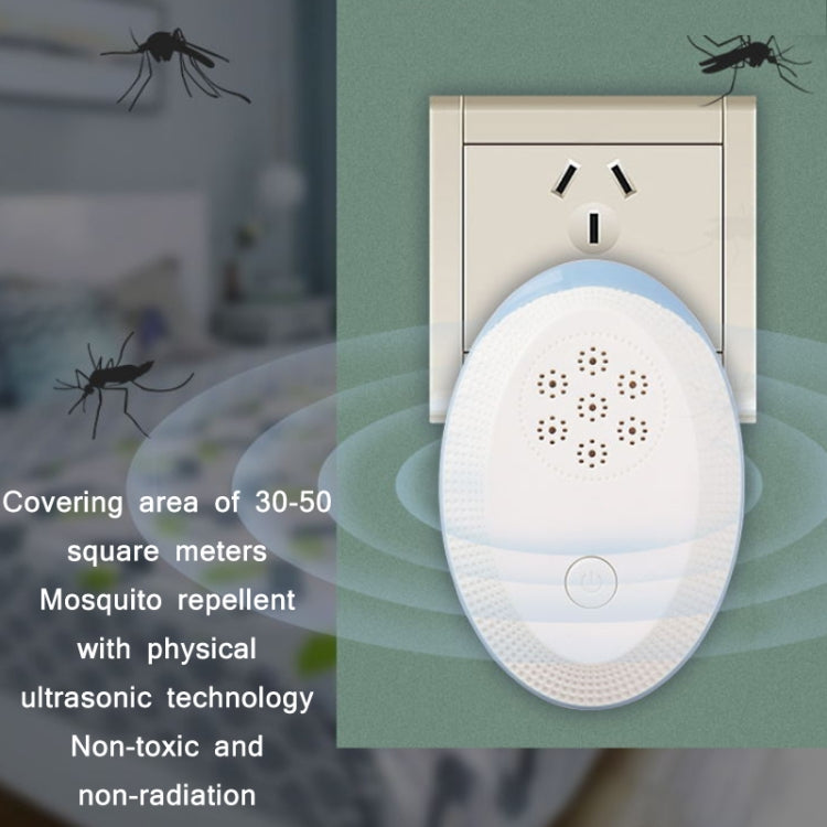 Ultrasonic Mosquito Rat Repellent Night Light, Specification: EU Plug(Gemstone Blue) - free shipping - PMC TechLife - Order now!