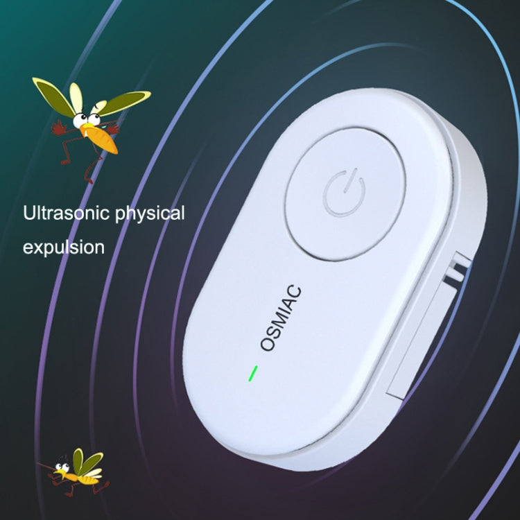 TS-07-08 Outdoor Portable Ultrasonic Children Mosquito Repellent Buckle(White) - Anti-mosquito Clips by PMC TechLife | Online Shopping South Africa | PMC TechLife | Buy Now Pay Later Mobicred