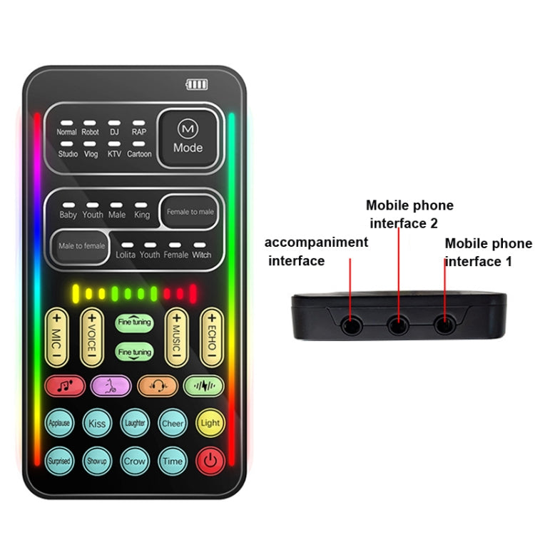 i9  Set Voice Changer Game Live Broadcast Mobile Computer Sound Card - Live Sound Effects Processors by PMC TechLife | Online Shopping South Africa | PMC TechLife | Buy Now Pay Later Mobicred