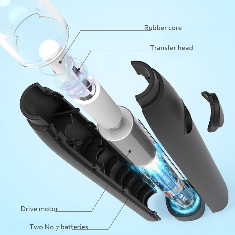 Deli 71107 Electric Eraser Art Can Replace The Core Rubber Core(Black Shell) - Eraser & Correction Tape by Deli | Online Shopping South Africa | PMc TechLife | Buy Now Pay Later Mobicred