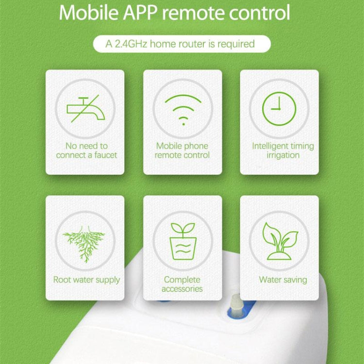 WD-01ADE WIFI Gardening Drip Irrigation Controller, Specification: Double Pump 20 Pots(EU Plug) - Watering & Irrigation by PMc TechLife | Online Shopping South Africa | PMc TechLife | Buy Now Pay Later Mobicred