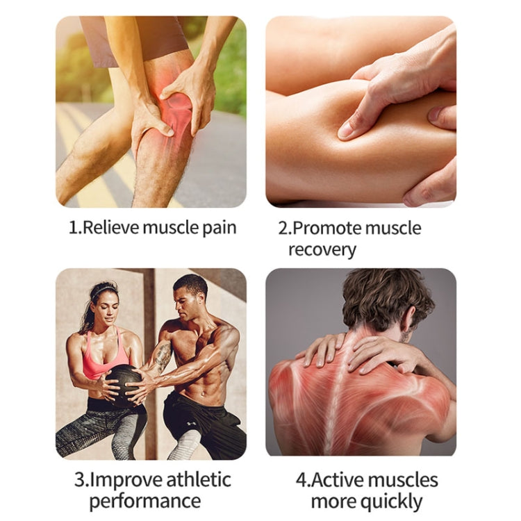 BG-128 6-speed Mini Convenient Massage Gun With 6 Massage Heads,CN Plug(Red) - free shipping - PMC TechLife - Order now!