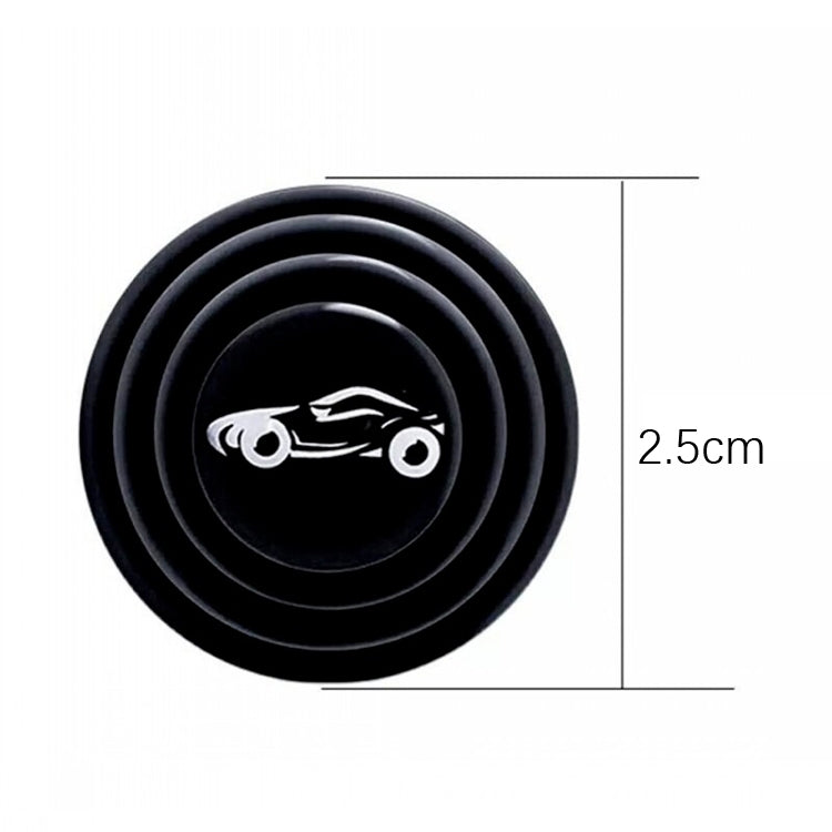 Car Door Anti-Collision Shock Pad, Color: Black With Sports Car Logo - Anti Collision Sticker by PMC TechLife | Online Shopping South Africa | PMC TechLife