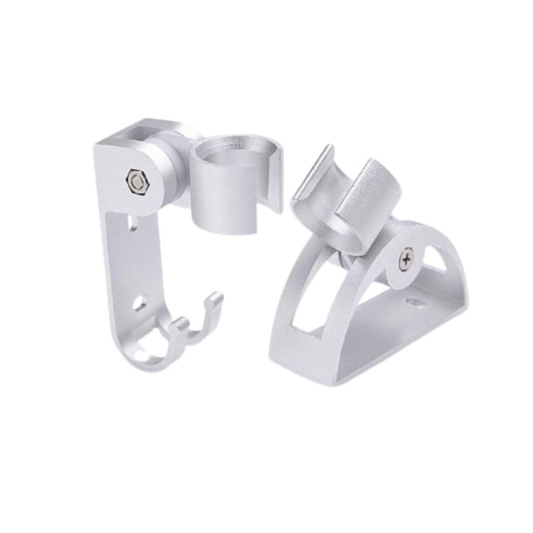 5 PCS Space Aluminum Shower Base(With Hook) - Shelves by PMC TechLife | Online Shopping South Africa | PMC TechLife | Buy Now Pay Later Mobicred