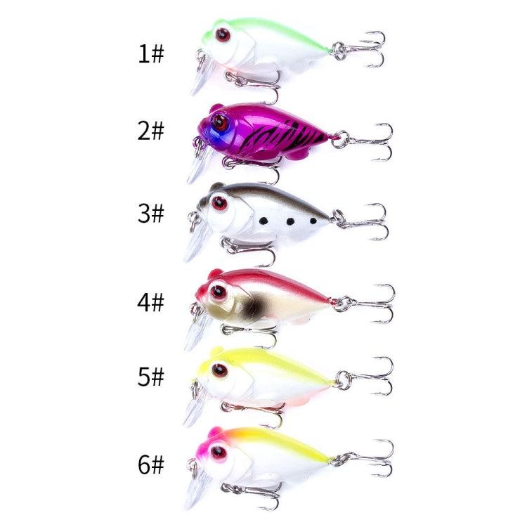 4 PCS HENGJIA CB051 4cm / 5.2g Small Fat Lure Bait(6) - Fishing Lures by HENGJIA | Online Shopping South Africa | PMC TechLife | Buy Now Pay Later Mobicred