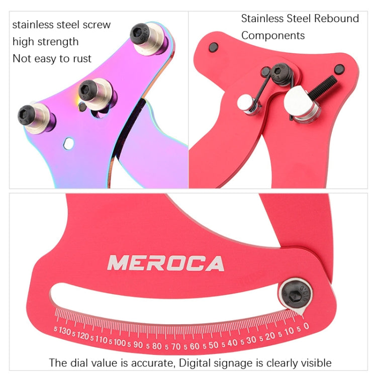 MEROCA Bicycle Ring Calibration Tool Spoke Tension Tube Wheel Set Steel Wire, Color: Red - Maintenance tools by MEROCA | Online Shopping South Africa | PMc TechLife | Buy Now Pay Later Mobicred