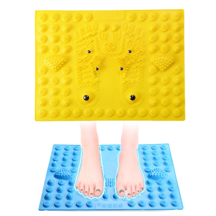 Fitness Toe Pressing Board Foot Magnetic Therapy Massage Pad(Yellow) - free shipping - PMC TechLife - Order now!