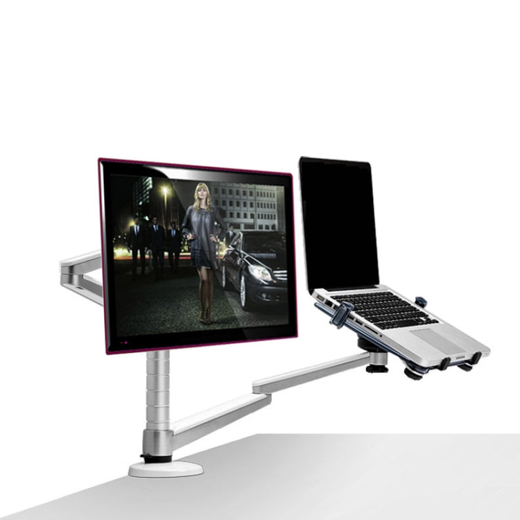 OA-7X Laptop Monitor Desktop Lifting Bracket(Silver) - free shipping - PMC Jewellery - Order now!