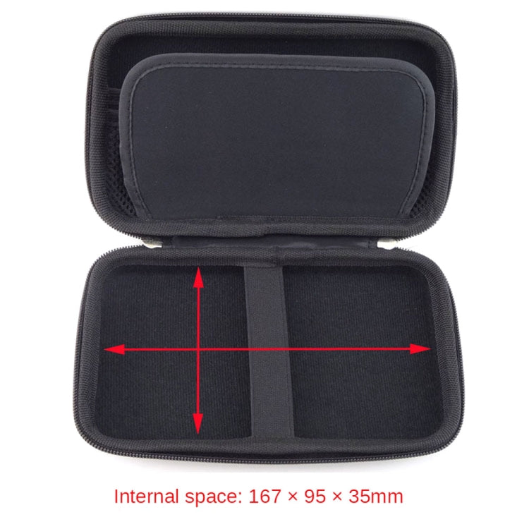 GH1302 EVA Hard Shell Hard Drive Bag Digital Storage Bag(Black) - Hard Drive Bags & Cases by PMC TechLife | Online Shopping South Africa | PMC TechLife | Buy Now Pay Later Mobicred