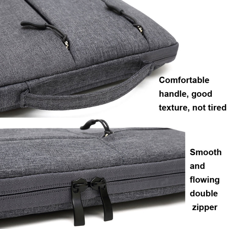 Zipper Type Polyester Business Laptop Liner Bag, Size: 11.6 Inch(Dark Gray) - 10 - 11 inch by PMC TechLife | Online Shopping South Africa | PMC TechLife | Buy Now Pay Later Mobicred
