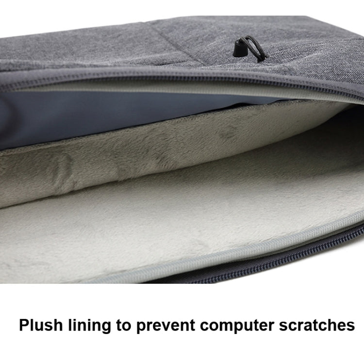 Zipper Type Polyester Business Laptop Liner Bag, Size: 11.6 Inch(Dark Gray) - 10 - 11 inch by PMC TechLife | Online Shopping South Africa | PMC TechLife | Buy Now Pay Later Mobicred