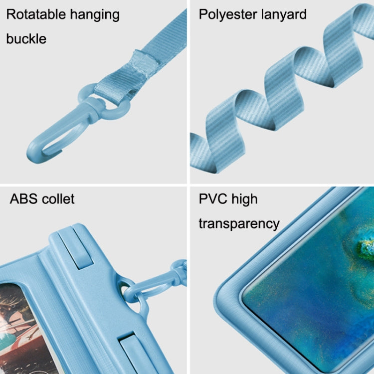 2 PCS Drift Diving Swimming Mobile Phone Waterproof Case(Black) - Waterproof Bag by PMC TechLife | Online Shopping South Africa | PMC TechLife