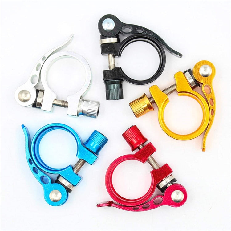5 PCS Bicycle Accessories Quick Release Clip Road Bike Seatpost Clamp, Size: 28.6mm(Red) - Pipe clamps by PMc TechLife | Online Shopping South Africa | PMc TechLife | Buy Now Pay Later Mobicred