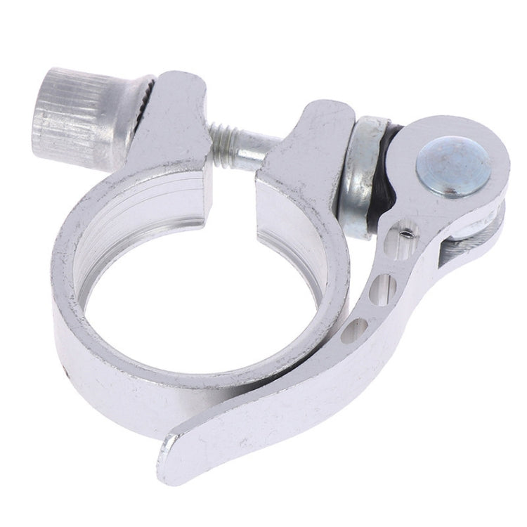 5 PCS Bicycle Accessories Quick Release Clip Road Bike Seatpost Clamp, Size: 34.9mm(Silver) - Pipe clamps by PMc TechLife | Online Shopping South Africa | PMc TechLife | Buy Now Pay Later Mobicred
