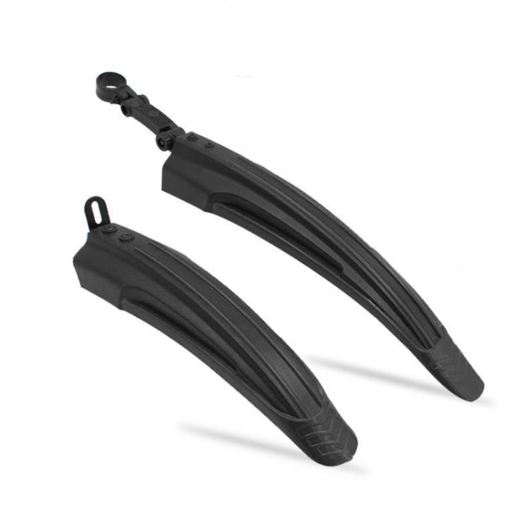 1 Set  Dual Color Bicycle Mudguard Mountain Bike Fenders Set(All Black) - Mudguards by PMc TechLife | Online Shopping South Africa | PMc TechLife | Buy Now Pay Later Mobicred