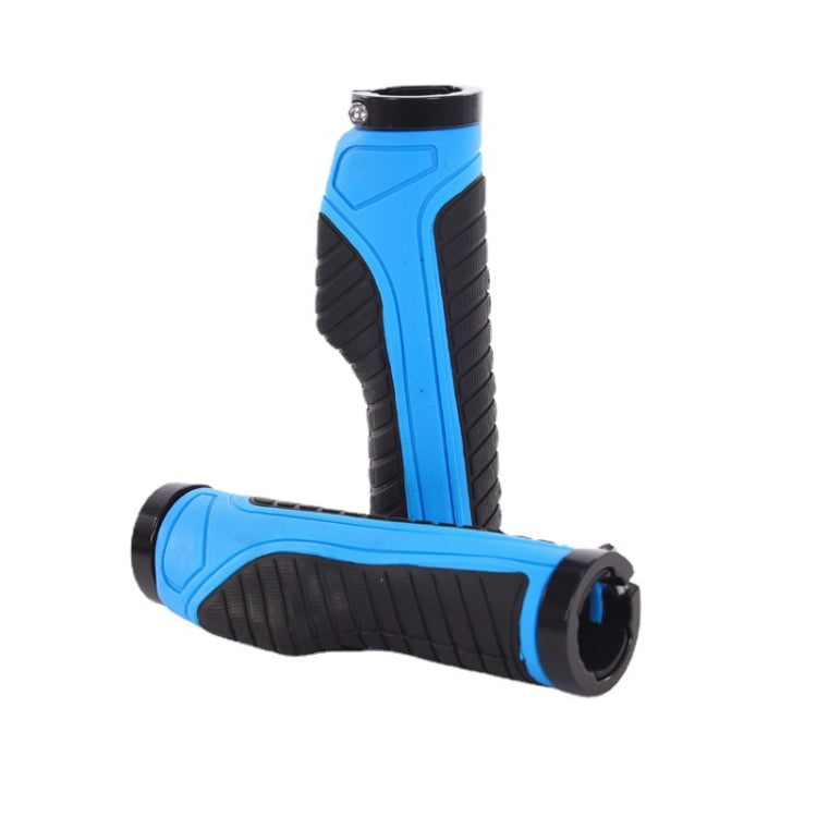 1 Pair Bicycle MTB Bike Handlebar Grips Rubber Anti-Slip Racing Bike Grip(Blue) - Bicycle Grips by PMC TechLife | Online Shopping South Africa | PMC TechLife | Buy Now Pay Later Mobicred