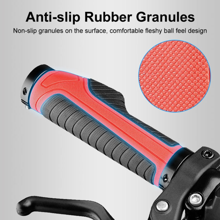 1 Pair Bicycle MTB Bike Handlebar Grips Rubber Anti-Slip Racing Bike Grip(Green) - Bicycle Grips by PMC TechLife | Online Shopping South Africa | PMC TechLife | Buy Now Pay Later Mobicred
