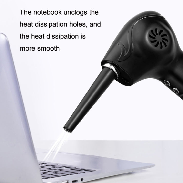 WD-1819 High Power USB Portable Computer Keyboard Duster, Battery Capacity: 6000mAh (Black) - free shipping - PMC Jewellery - Order now!