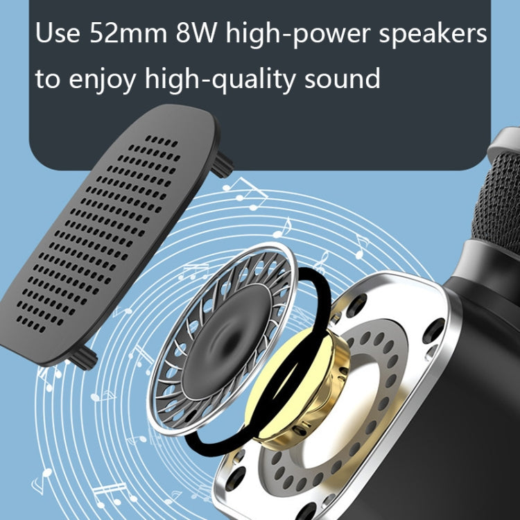 DS813 Live Wireless Bluetooth Microphone(Blue) - Microphone by PMC TechLife | Online Shopping South Africa | PMC TechLife | Buy Now Pay Later Mobicred