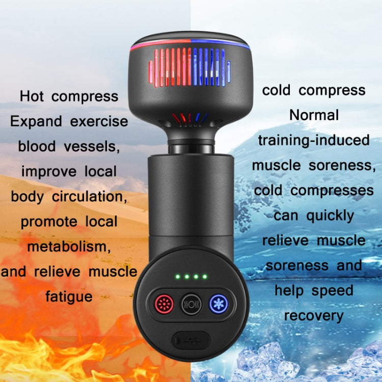Cooling Hot Compress Fascia Muscle Relaxation Brushless Massager(Grinding White) - free shipping - PMC TechLife - Order now!