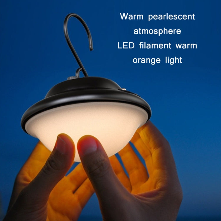 Outdoor Portable Hanging USB Charging Camping Light(Black) - Camping Lighting by PMc TechLife | Online Shopping South Africa | PMc TechLife | Buy Now Pay Later Mobicred