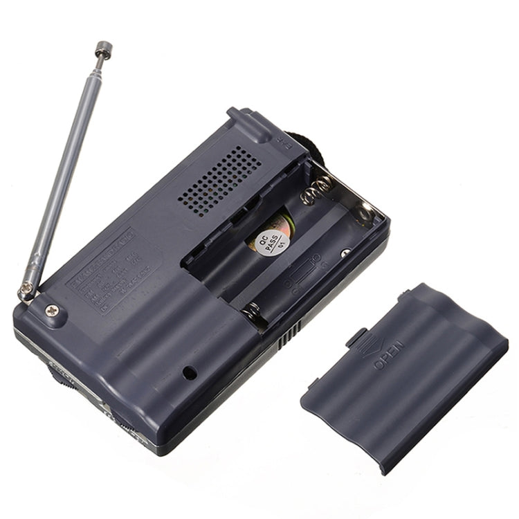 INDIN BC-R21 AM/FM Portable Radio Old Man Morning Practice Player(Silver Gray) - Radio Player by PMC TechLife | Online Shopping South Africa | PMC TechLife