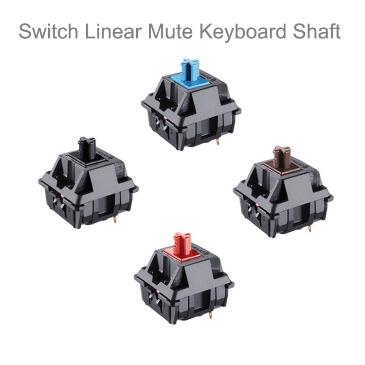10PCS Cherry Shaft MX Switch Linear Mute Keyboard Shaft, Color: Mute Black Shaft - free shipping - PMC TechLife - Order now!