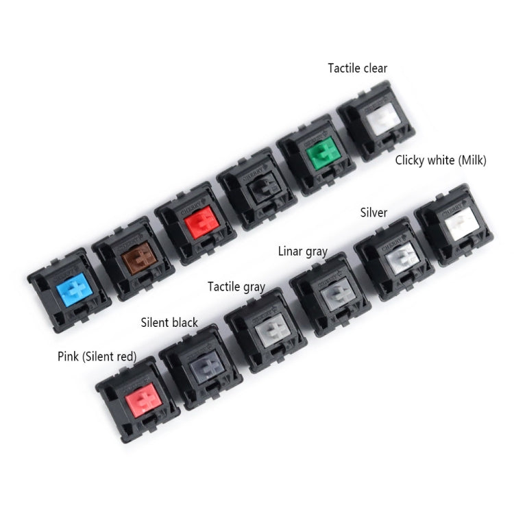 10PCS Cherry Shaft MX Switch Linear Mute Keyboard Shaft, Color: Mute Black Shaft - free shipping - PMC TechLife - Order now!