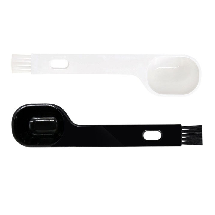 10 PCS Semi-automatic Coffee Machine Cleaning Brush Coffee Bean Spoon(Black) - free shipping - PMC TechLife - Order now!