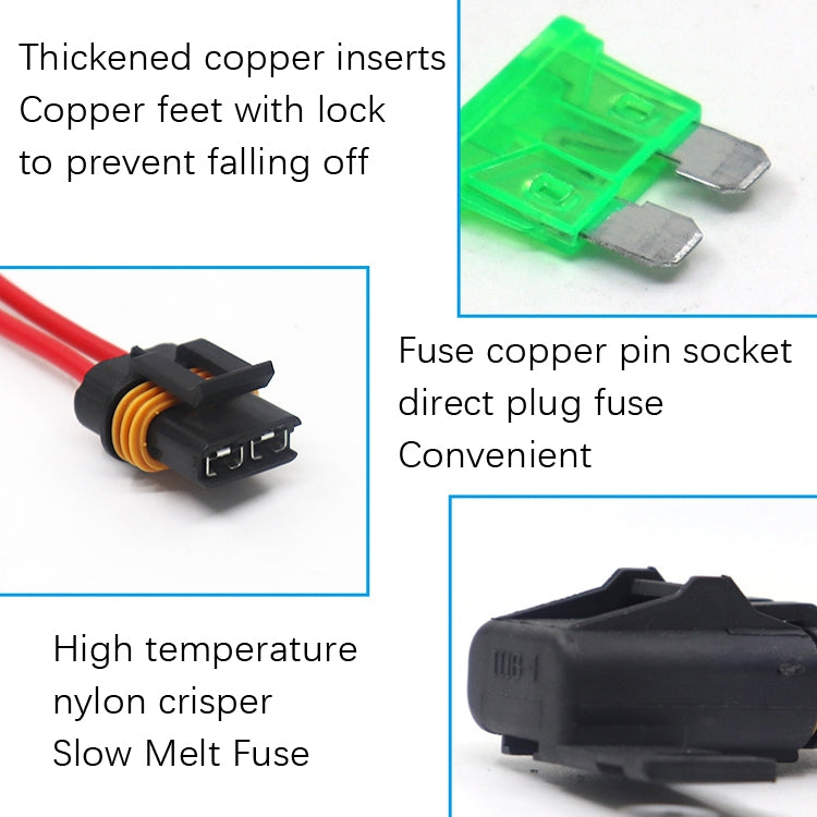 Car Slice Fuse Holder Waterproof Fuse Box Tape Line Fuse Box(Insurance Box With No.12 Cable) - free shipping - PMC TechLife - Order now!