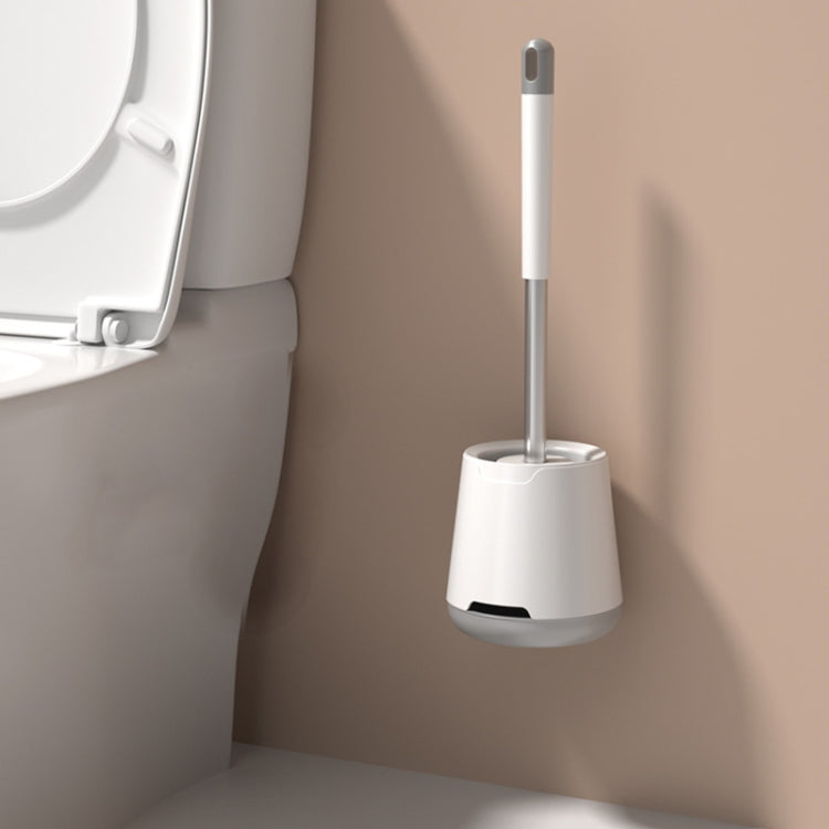 TPR Soft Glue Long-handle Toilet Brush with Base, Spec: Wall-mounted Type - Toilet Accessories by PMc TechLife | Online Shopping South Africa | PMc TechLife | Buy Now Pay Later Mobicred