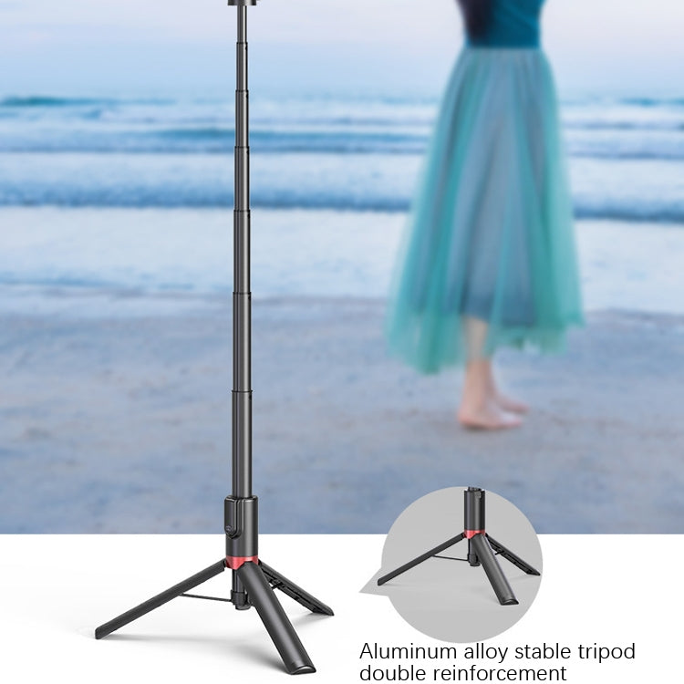Desktop Multi-Function Live 1.3m Tripod Portable Integrated Bluetooth Selfie Rod(Black) - Selfie Sticks by PMC TechLife | Online Shopping South Africa | PMC TechLife | Buy Now Pay Later Mobicred