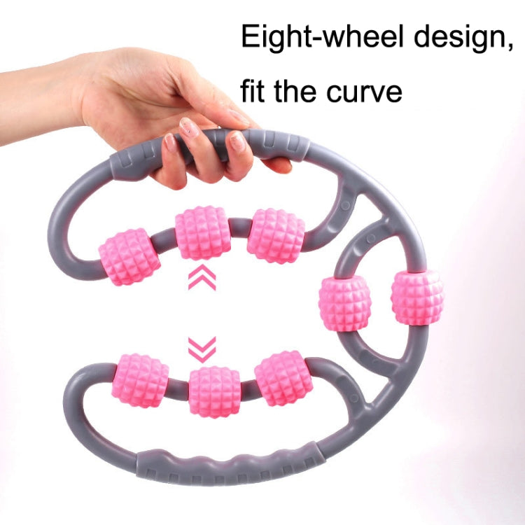 Eight Round Yoga Training Roller Ring-Shaped Leg Massager(Purple) - free shipping - PMC TechLife - Order now!