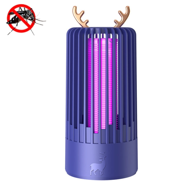 Household Photocatalyst Mosquito Killer Interior USB Mute Shock Mosquito Lamp(Gemstone Blue) - Repellents by PMC TechLife | Online Shopping South Africa | PMC TechLife | Buy Now Pay Later Mobicred