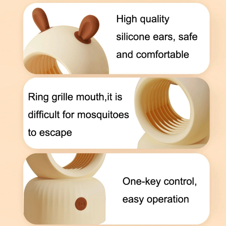 JM-008 Cute Pet Mosquito Lamp Inhalation USB Home Indoor Mute Mosquito Repellent(Beige) - Repellents by PMC TechLife | Online Shopping South Africa | PMC TechLife | Buy Now Pay Later Mobicred