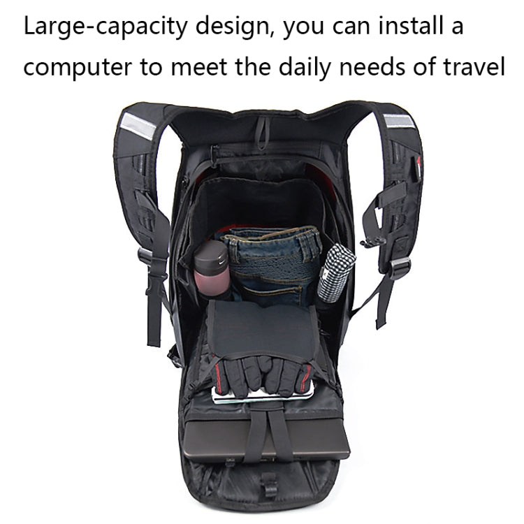 MOTOCENTRIC 11-MC-0077 Motorcycle EVA Turtle Shell Shape Riding Backpack(Green) - Bags & Luggages by MOTOCENTRIC | Online Shopping South Africa | PMC TechLife | Buy Now Pay Later Mobicred