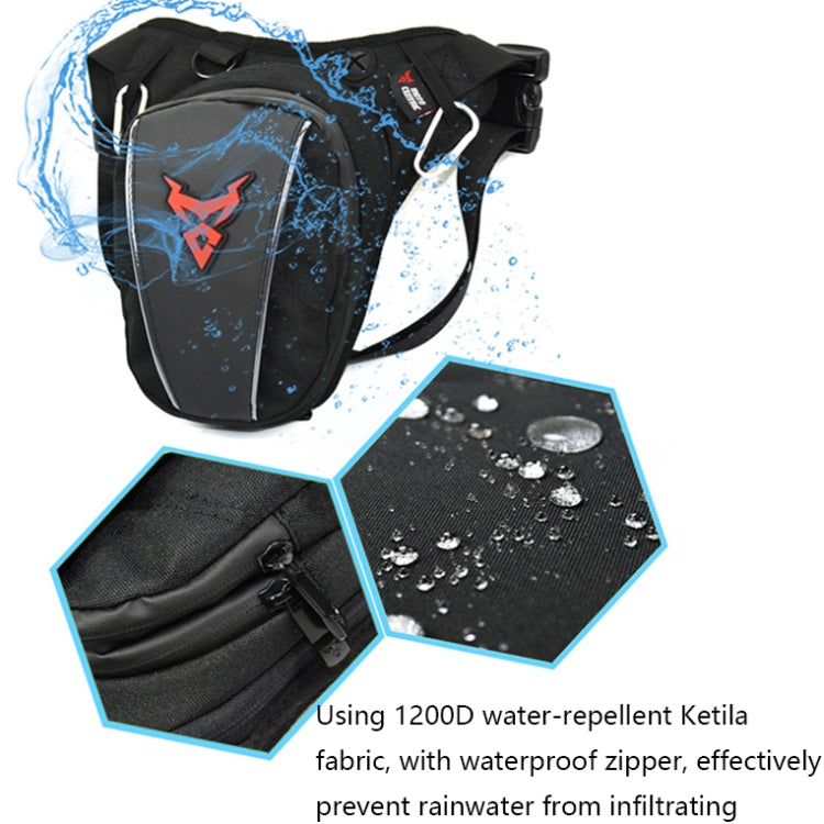 MOTOCENTRIC 11-MC-0105 Motorcycle Riding Leg Bag Waist Bag(Gray) - free shipping - PMC TechLife - Order now!