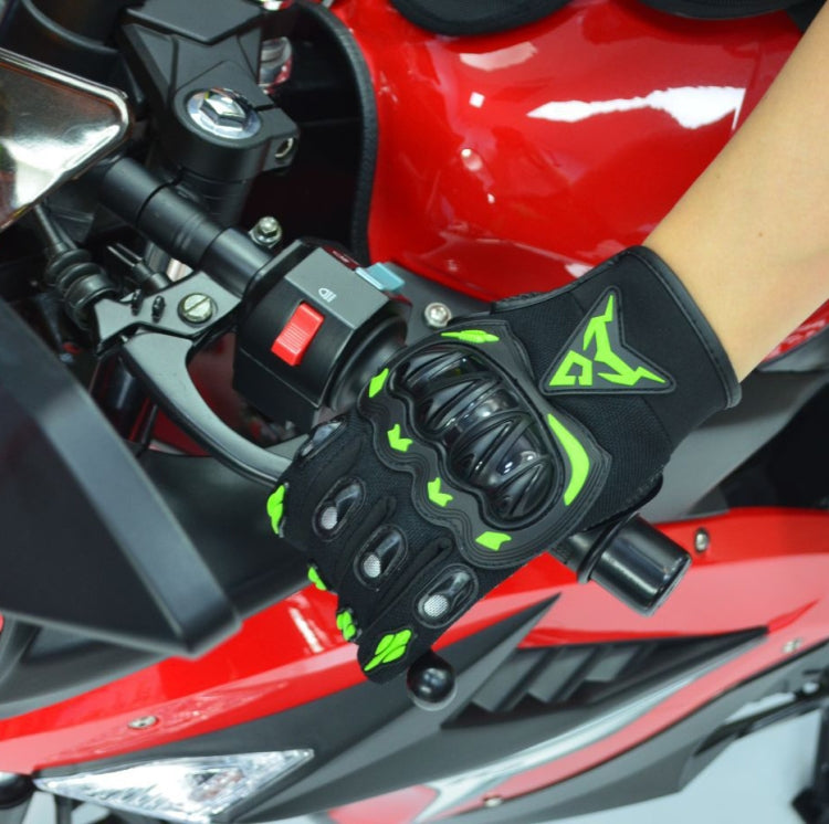 MOTOCENTRIC 13-MC-010 Touch Screen Motorcycle Breathable Gloves, Specification: XXL(Green) - free shipping - PMC TechLife - Order now!